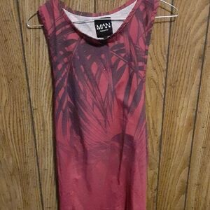 MAN Red Tank Top for Men